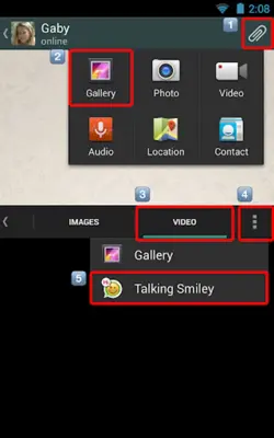 Talking Smiley android App screenshot 1